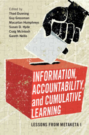 Cover Dunning Hyde Information Accountability and Cumulative Learning